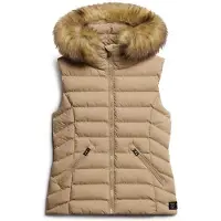Superdry Fuji Faux Fur Weste