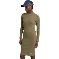 G-Star Ergonomic Slim Rib Kleid - Grün - Damen - XL