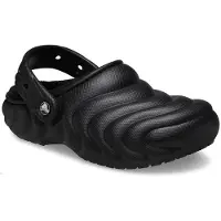 Crocs Classic Gefütterte Overpuff Damen Schwarz Clogs