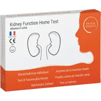 Patris Health Nierenfunktionstest - Albumin Urin Selbsttest für Zuhause, Niere prüfen 1 St Test