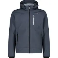 CMP Herren Funktionsjacke Herren Softshelljacke mit Kapuze Men Softshell Jacket Zip Hood