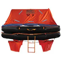 Lalizas Rettungsfloß Solas Oceano Über Bord Flache Verpackung
