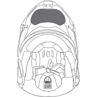 AGV Sportmodular Helm Kinnvorhang