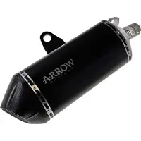 Arrow Sonora Dark Africa Twin 1100 20-21 Carbon&titanium Homologierter Schalldämpfer