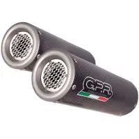 Gpr Exhaust Systems Slip-On-Auspuffanlagen mit M3 Poppy-Katalysator genehmigt für Ducati Monster 796