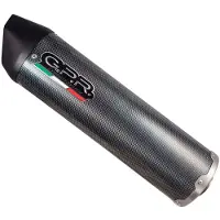 Gpr Exhaust Systems Furore Evo4 Poppy Aprilia Sx 125 21-22 Ref:e5.a.76.cat.fp4 Carbon Zugelassener Ovaler Schalldämpfer
