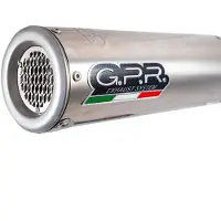 Gpr Exhaust Systems M3 Cf Moto 700 Cl-x Heritage 22-24 Ref:e5.cf.12.m3.inox Stainless Steel Slip On Homologierter Schalldämpfer