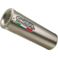 Gpr Exhaust Systems M3 Natural Cf Moto 650 Gt 22-24 Ref:cf.7.m3.tn Titanium Homologierter Slip On Schalldämpfer