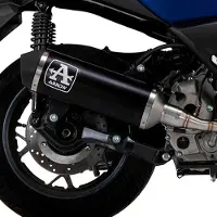 Arrow Urban Aluminium Dark With Dark End Cap Yamaha X-max 300/tricity 300 ´21-22 Homologierter Schalldämpfer