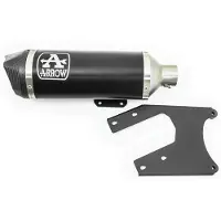 Arrow Urban Primavera 125 Iget Abs 3v 21-22 Aluminium Homologierter Slip On Schalldämpfer