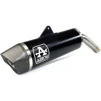Arrow Maxi Race-tech Aluminium Dark With Carbon End Cap Bmw F 850 Gs ´18-20 Homologierter Schalldämpfer