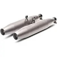 Remus Tapered For Boneville T 100 From 2021 Euro 5 Right With Catalitic Converter Ec D.84 Mm Nicht Homologierter Schalldämpfer