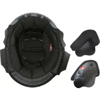 Cgm Vollschwarzes Innenfutter 191 PIX Helm Größe L