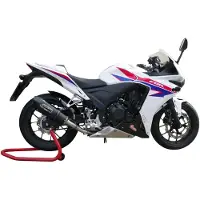 Gpr Exhaust Systems Gp Evo4 Black Titanium Honda Cbr500 R 2023-2024 E5 Conical Homologierter Slip On Schalldämpfer
