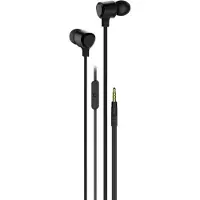 Vivanco ViVancoIn Earphones mit Silikon Buds, Kabelgebunden, Anrufe/Musik, 20 - 20000 Hz, Kopfhörer, Schwarz