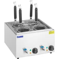 Royal Catering Nudelkocher mit 4 Körben - Temperatur: 30 - 110 °C RC-0042