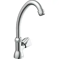 Schutte Waschtischarmatur CARNEO, Kaltwasserhahn, Wasserhahn Kaltwasser, Wasserhahn Bad Chrom