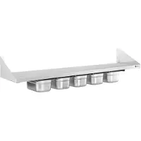 Royal Catering Gewürzbord - 5 x 1/4 GN - 120 cm