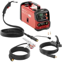 Stamos Germany Fülldraht-Schweißgerät - 130 A - 60 % Duty Cycle - WIG Liftarc - E-Hand MAGITEX 160