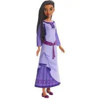 Mattel - Hiszpańska lalka Asha z Disney Wish z funkcją śpiewu - Premium akcesorium