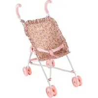 ASI Kinderwagen für Puppen bis 40 cm, beige-rosa