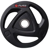 Pure 2 Improve Rubber Coated 15kg Hantelscheibe