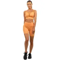 Nebbia Biker Elite Kurze Leggings Mit Hoher Taille Orange M Damen Orange M