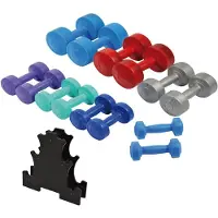 Sportifrance Sporti France 1/2/3kg Hantelset Silber Silber One Size