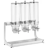 Royal Catering Müslispender - 3 x 3,5 l - 3 Behälter RCCS-3.5LSS3
