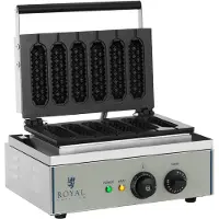 Royal Catering B-Ware Waffeleisen - 1.550 Watt - Stiel - Corn Dog RCWM-1500-S