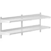 Royal Catering Expondo Wandbord - 2 Ablagen - 40 x 150 cm