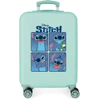Disney Unisex. 4041142 Stitch Moods 55 cm türkis Kabine Kabinengepäck (OSFA), Lässig, ABS/Polykarbonat