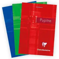 Clairefontaine Schreibblock 80 Blatt, A7, 5 mm kariert, assortiert
