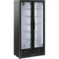 Royal Getränkebar-Kühlschrank 2-türig verglast 458 l 295 W