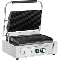 Royal Catering Kontaktgrill - 2.200 W - geriffelt