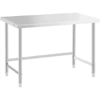 Royal Catering Edelstahl-Arbeitstisch - ECO - 120 x 60 cm - 300 kg - RCAT-120/60-PS