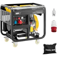 MSW B-Ware Notstromaggregat Diesel - 2830 / 8500 W - 30 L - 230/400 V - mobil - AVR - Euro 5 -AVR 8500F MAX EURO5