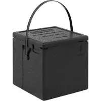 Cambro Pizzabox - für 8 Pizzen - schwarzer Tragegurt - Toplader