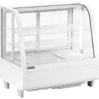Royal Catering Kühlvitrine - 100 L - - 3 Ebenen - weiß RCCC-100-WT