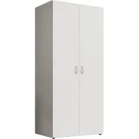 Pol-Power Kleiderschrank Base | 80 x 52 x 177 cm | Weiß