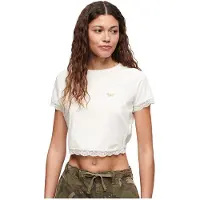 Superdry 90s Lace Trim Kurzarm-oberteil