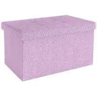 Intirilife Sitzbank 49x30x30 cm LOTUS ROSA