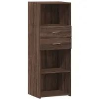 vidaXL Highboard Braun Eichen-Optik 45x42,5x124 cm Holzwerkstoff