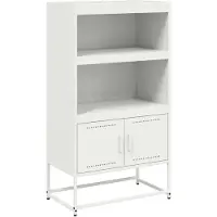 vidaXL Highboard Weiß 68,5x38,5x123,5 cm Stahl