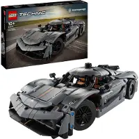 LEGO Technic Koenigsegg Jesko Absolut Supersportwagen in Grau, Bauspielzeug für Jungen und Mädchen, Spielzeugauto für Kinder, Geschenk für Autofans, Dekoration für das Kinderzimmer 42173