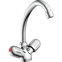 Schutte Küchenarmatur PERUZZI, Niederdruck Armatur Küche, schwenkbarer Wasserhahn Küche, Mischbatterie Küche