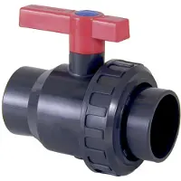 Cepex 22778 Ø90 ``uniblock´´ Kugelhahn Weibliche Lösungsmittel-steckdose Sitzverbindungen Hdpe O-ringe Epdm