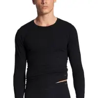 Calida Langarmshirt "Cotton Code" Rundhals-Ausschnitt, Single Jersey, formstabil, elastisch, weich