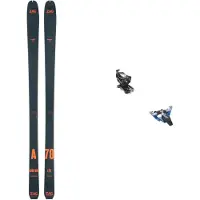 Zag - Tourenski - Tourenski-Set Adret 78 2024 für Herren aus Wolle - Navy blau