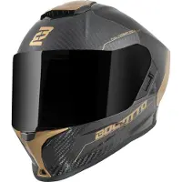 Bogotto Phantom Carbon Helm, schwarz/gold, L (59/60)